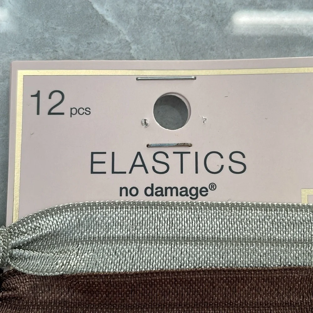 Scunci Elastics No Damage Knotted Hair Ties Ponytail Holders